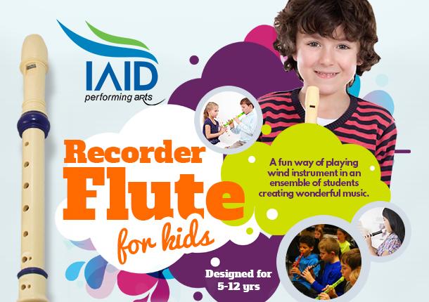 Start your musical journey with IAID's newest music course: Recorder Flute for Kids